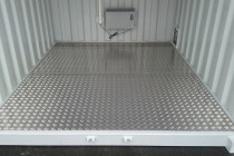 Aluminium floor 3,5 (2,5 + 1) mm